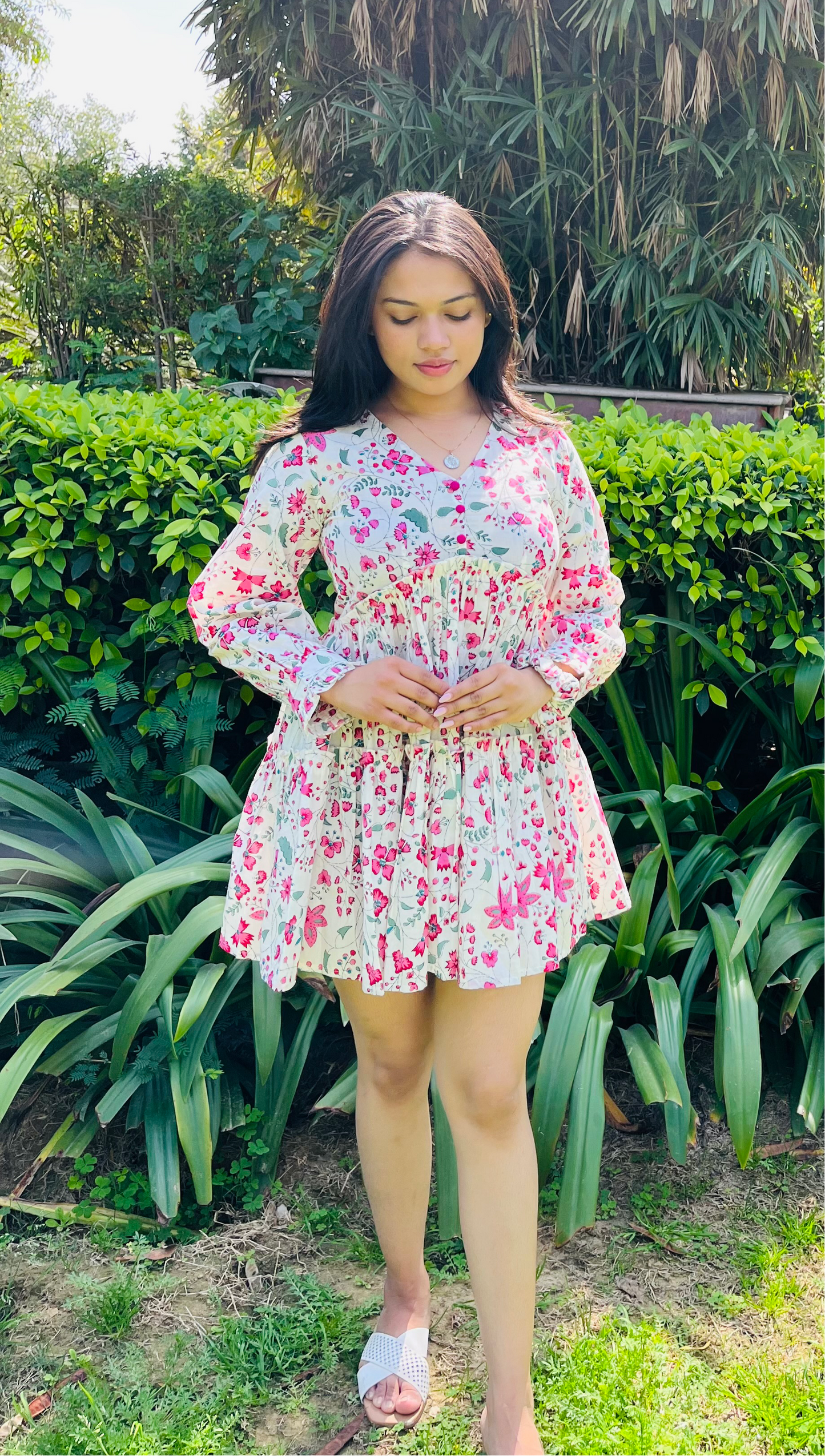 Summer Cotton Short Dress