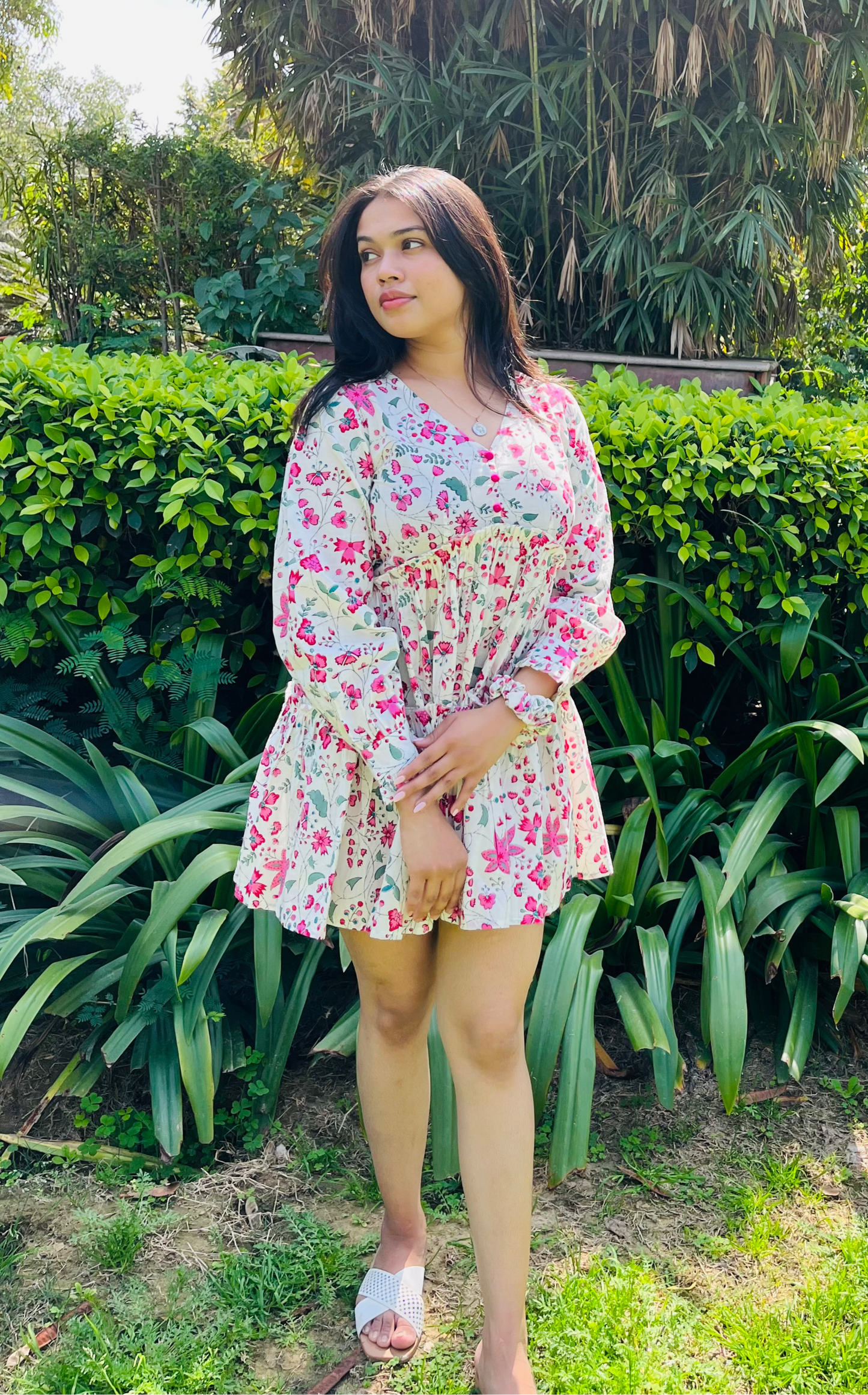 Summer Cotton Short Dress