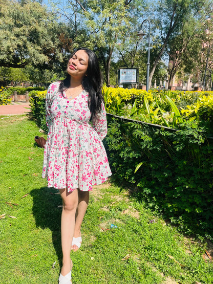 Summer Cotton Short Dress
